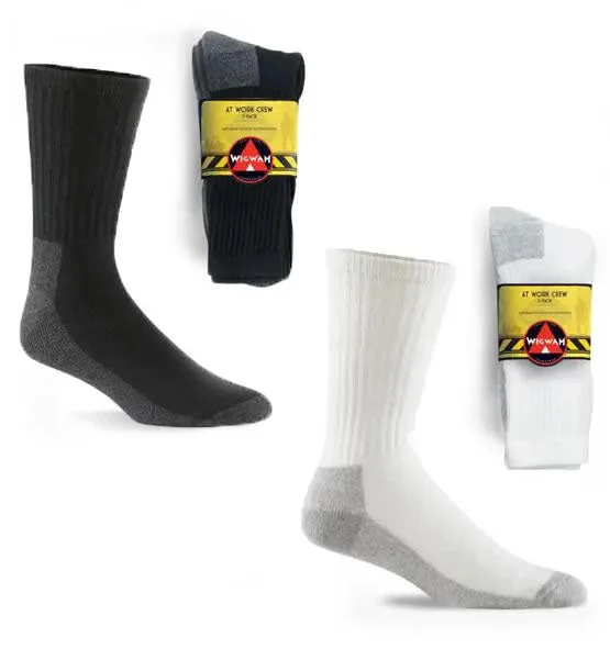 Wigwam At Work Crew Socks - 3 Pack