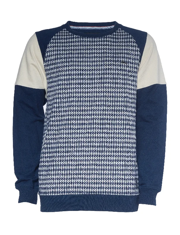 Meyer | Jacquard Knit Color Block Crew