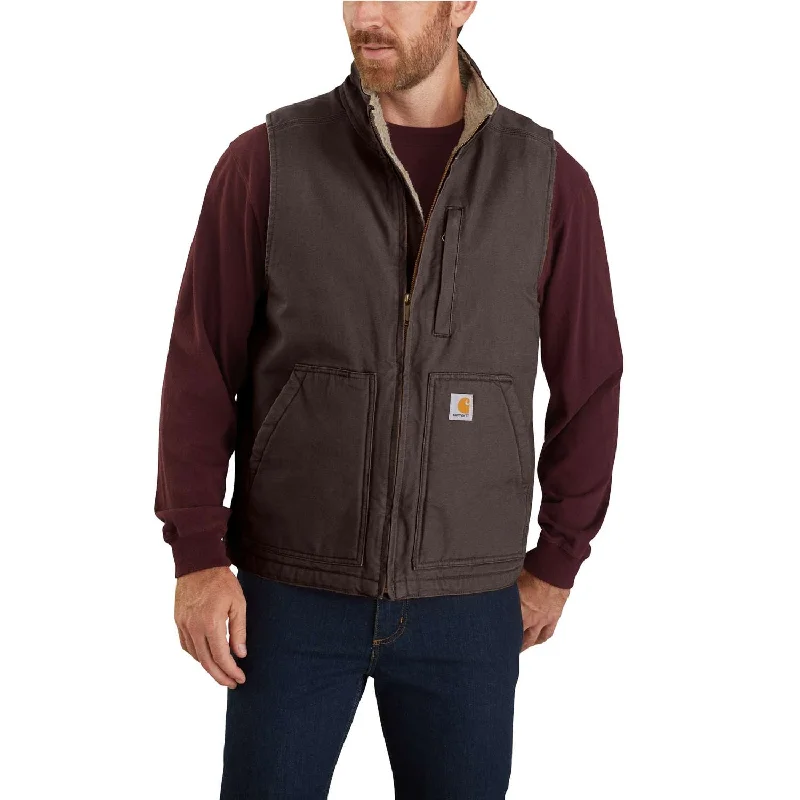 Men's Sherpa Lined Mock Neck Vest 104277