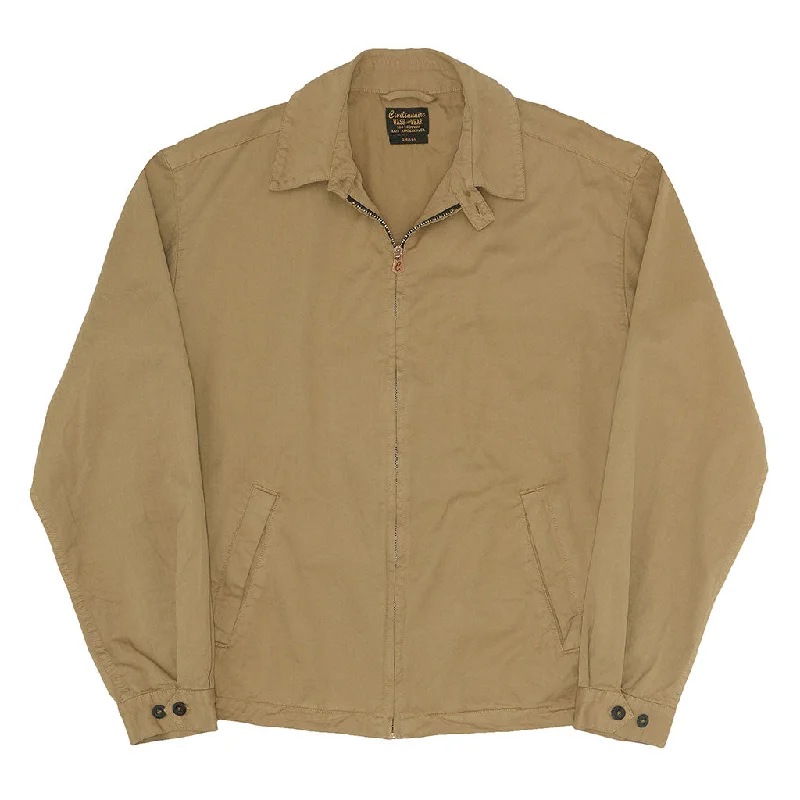 Zip Front 2 Pocket Cotton Herringbone Cliff Jacket - Kindling