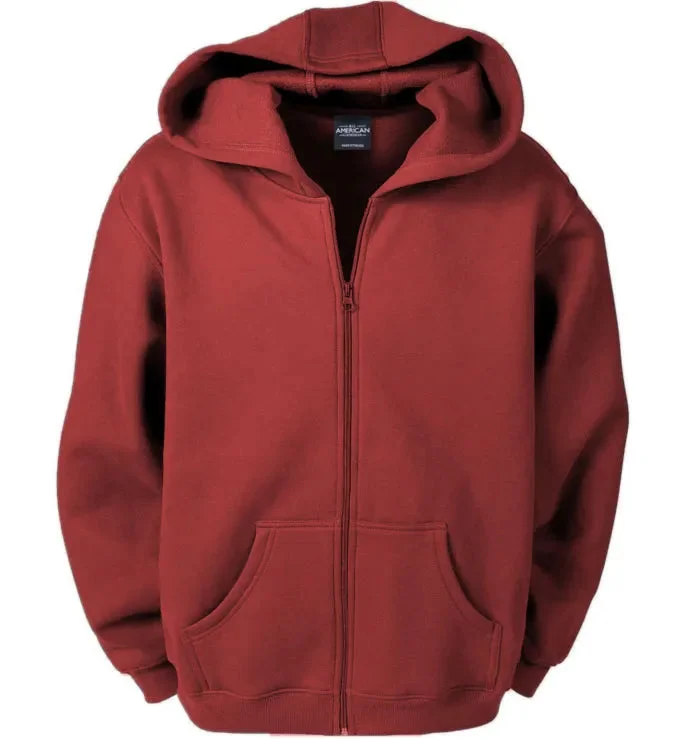 All American Clothing Co. - Full Zip Hooded Sweatshirt