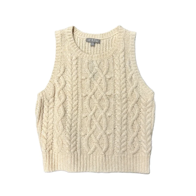 Vest Sweater By J. Crew In Tan, Size: M