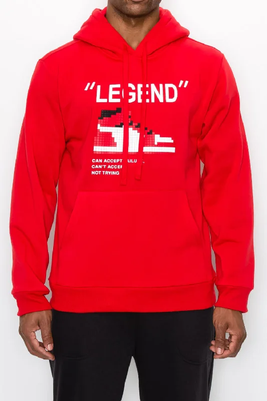 Legend Pixel Shoe Fleece Hoodie