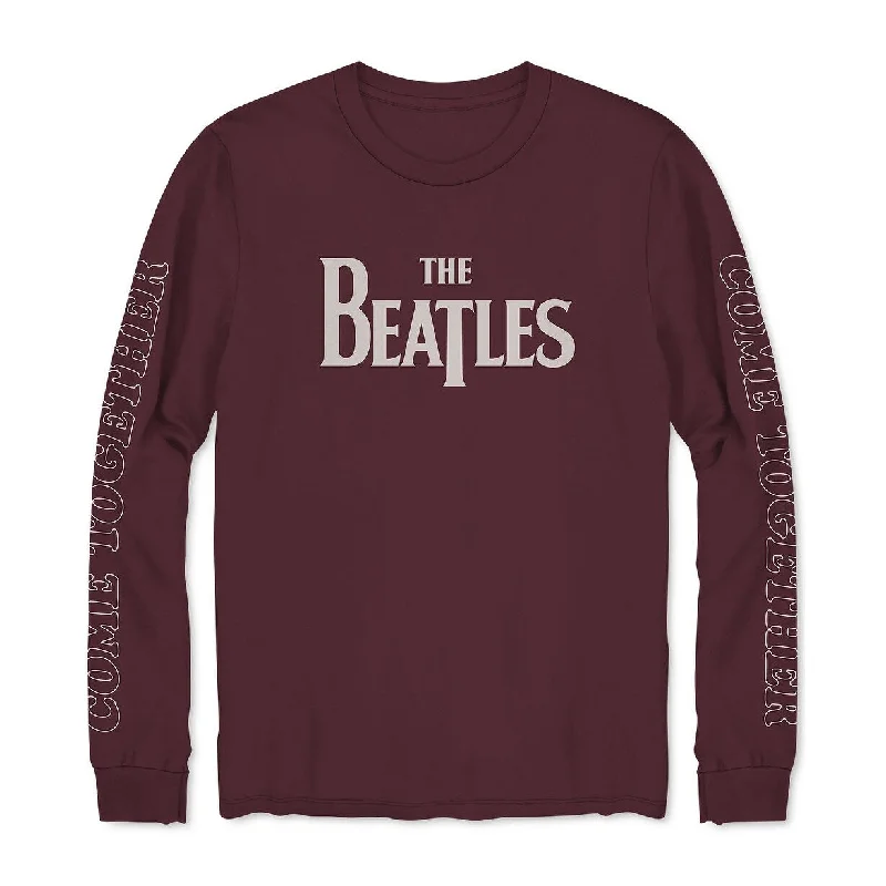 Hybrid Men's Long-Sleeve Beatles Come Together T-Shirt Red Size XX-Large