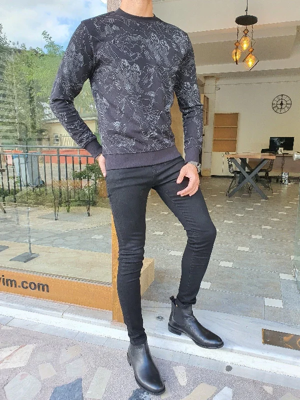 Bojo Slim Fit Combed Cotton Long Sleeve Tees