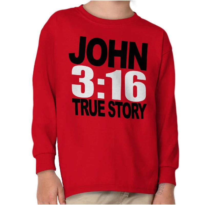 John 3:16 Youth Long Sleeve T-Shirt