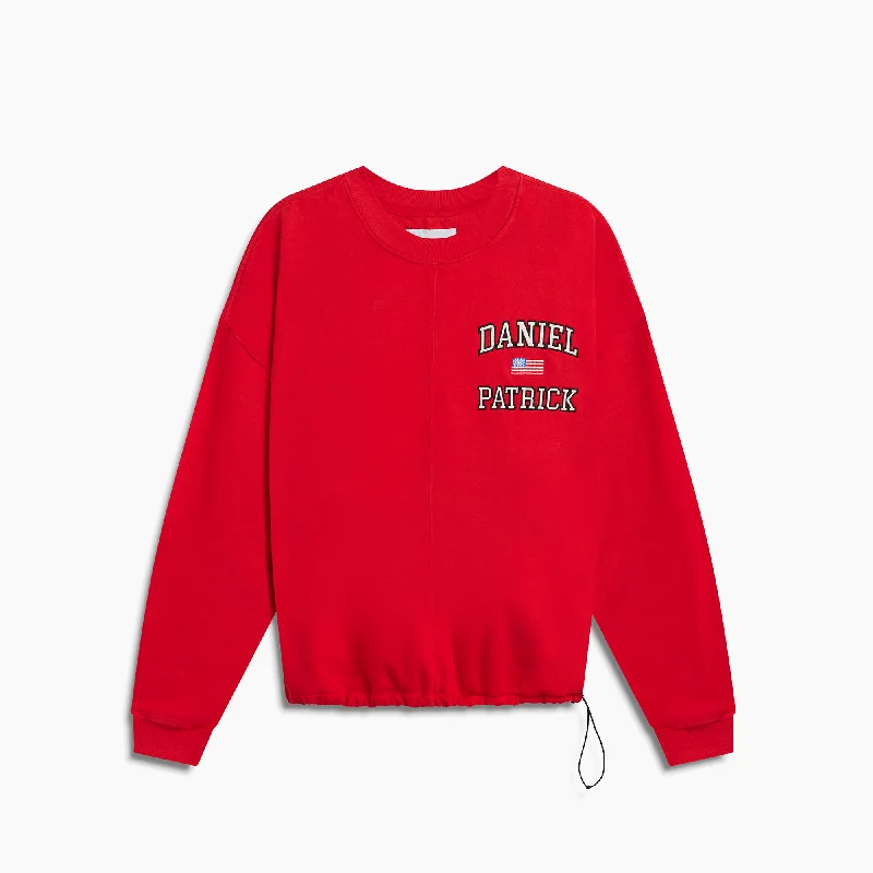 USA sweatshirt / red