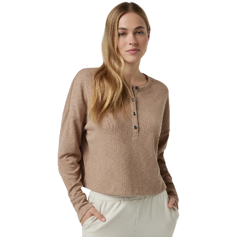 Women's Long Sleeve Sunrise Oversize Henley