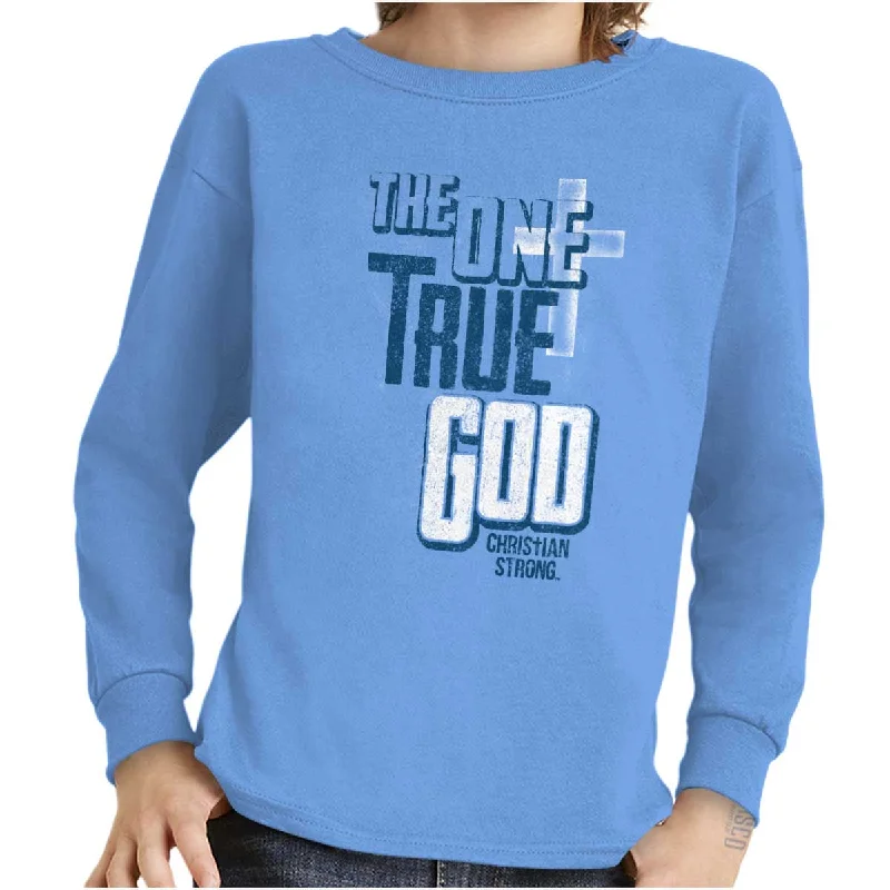 One True God Youth Long Sleeve T-Shirt