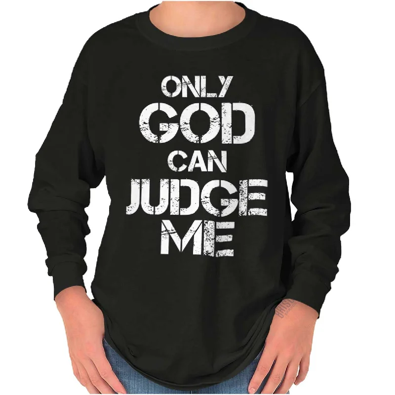 Only God can Judge Youth Long Sleeve T-Shirt