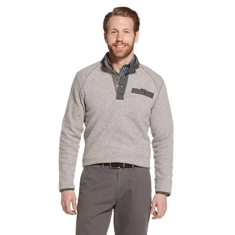 G.H. Bass & Co. Men's Classic-Fit Polar Fleece Sweater Med Gray Size L