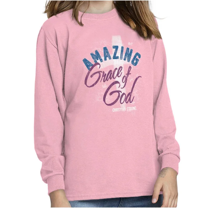 Grace of God Youth Long Sleeve Shirt