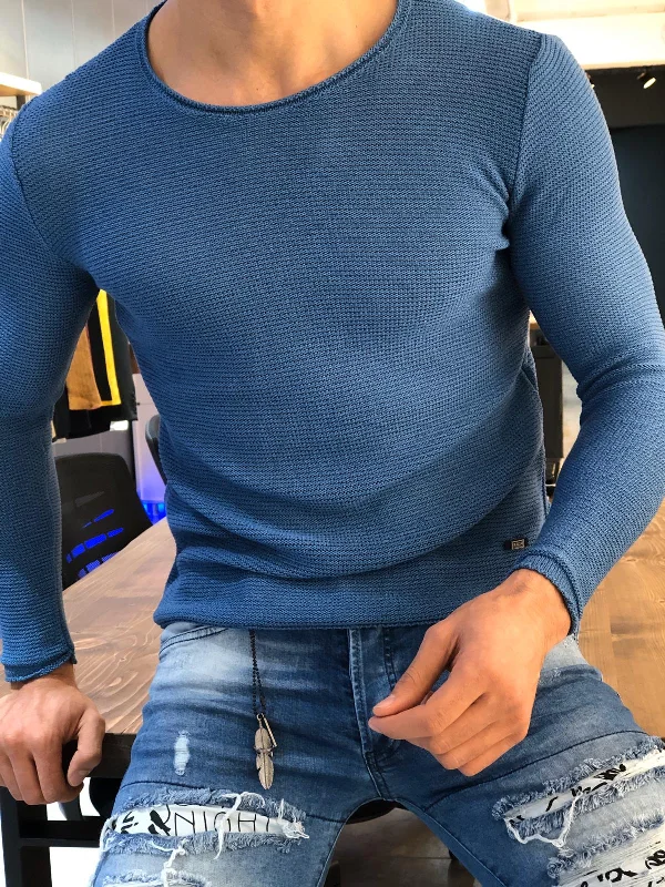 Ponto Slim-Fit Knitwear Indigo