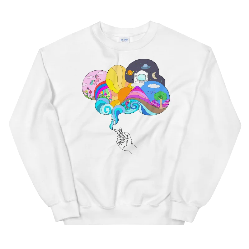 Smoke Land Graphic Sweatshirt