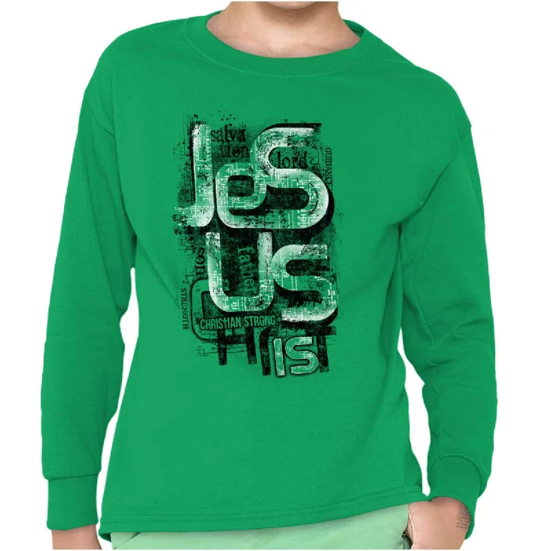 Jesus Christ Youth Long Sleeve T-Shirt