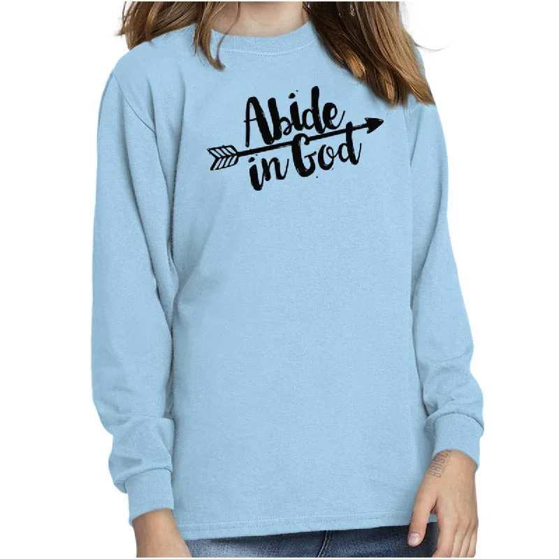 Abide God Youth Long Sleeve Shirt