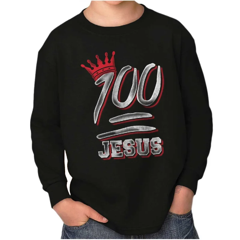 100 Jesus Youth Long Sleeve T-Shirt