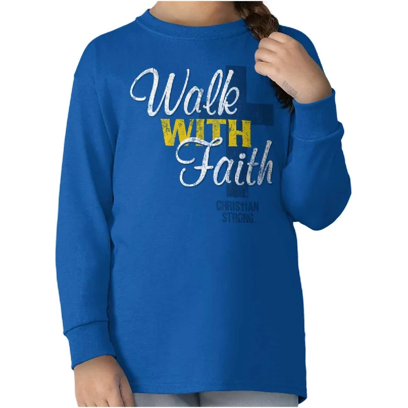 Walk With Faith Youth Long Sleeve T-Shirt