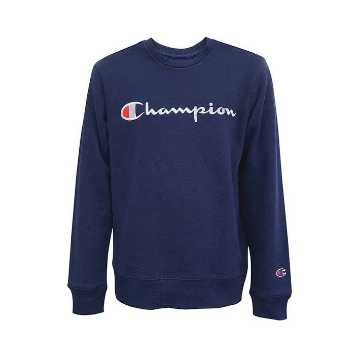 Champion Men's Little Boys Embroidered Logo Sweatshirt Blue Size 6