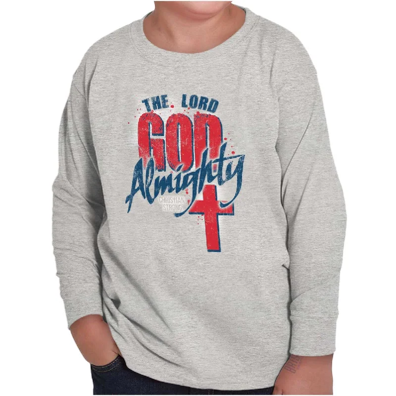 God Almighty Youth Long Sleeve T-Shirt