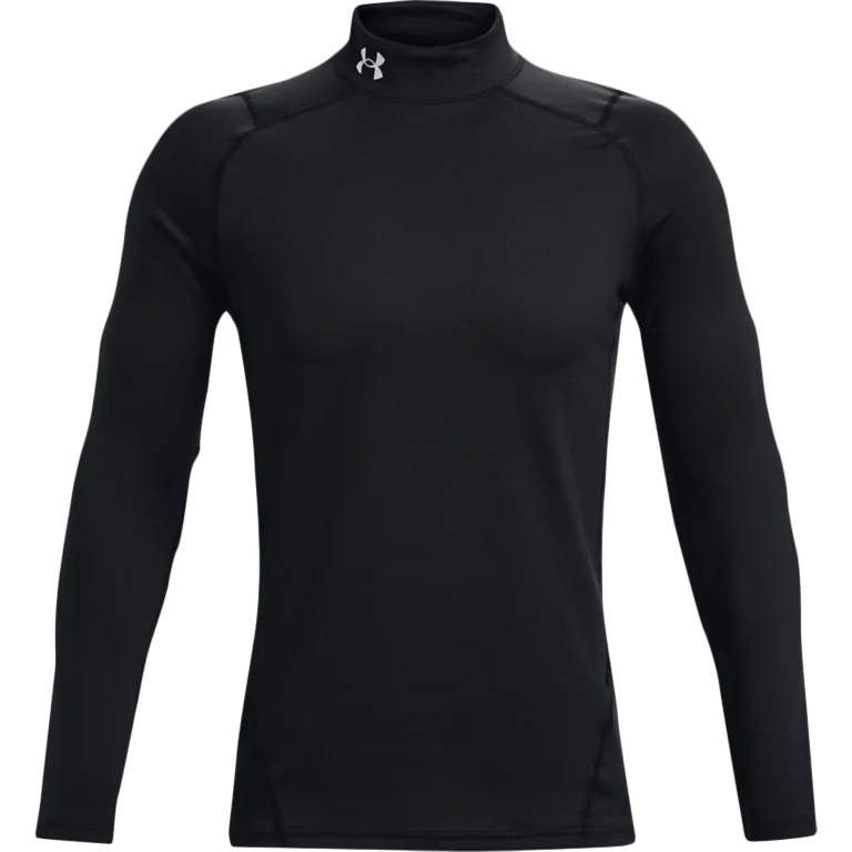 Men's ColdGear Armour Fitted Mock Long Sleeve