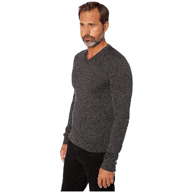 Calvin Klein Men's Merino V-Neck Sweater Grey Size 2 Extra Large