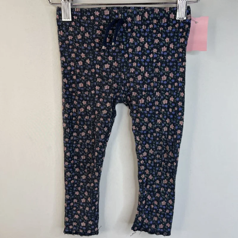 Size 18-24m: Zara Black/ Pink & Blue Leggings