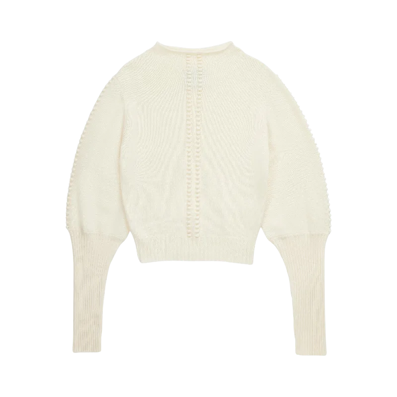 The Chelsea Sweater in White