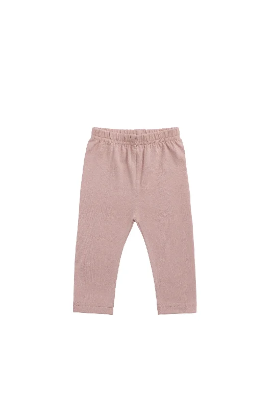 Organic Cotton Legging - Powder Pink