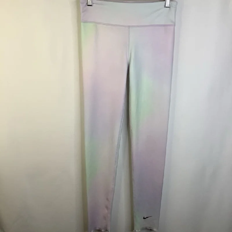 Size 12-14: Nike Pastel Purple/Green Dri-Fit Leggings