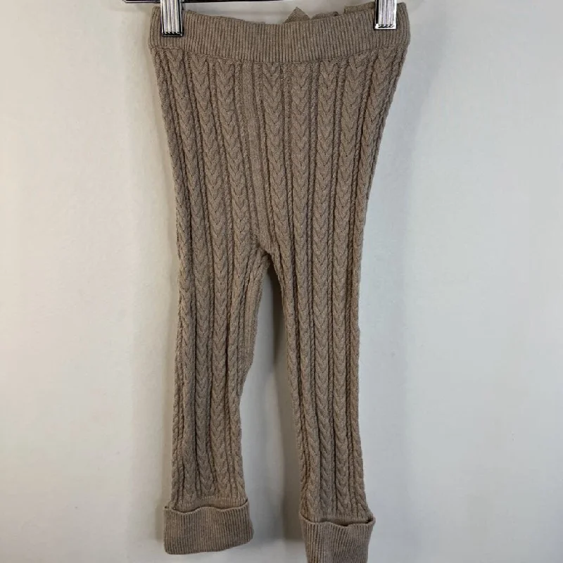 Size 18-24m: Kate Quinn Light Brown Leggings w/ Suspenders