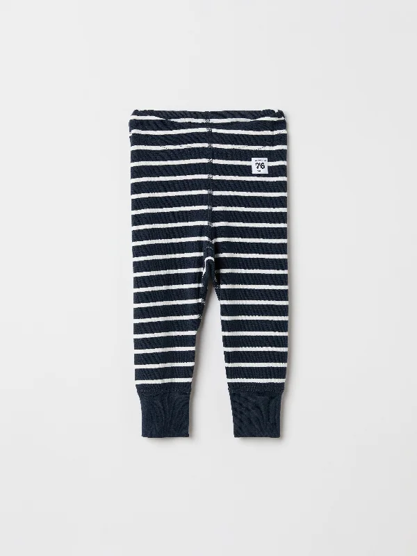 PO.P Striped Baby Leggings