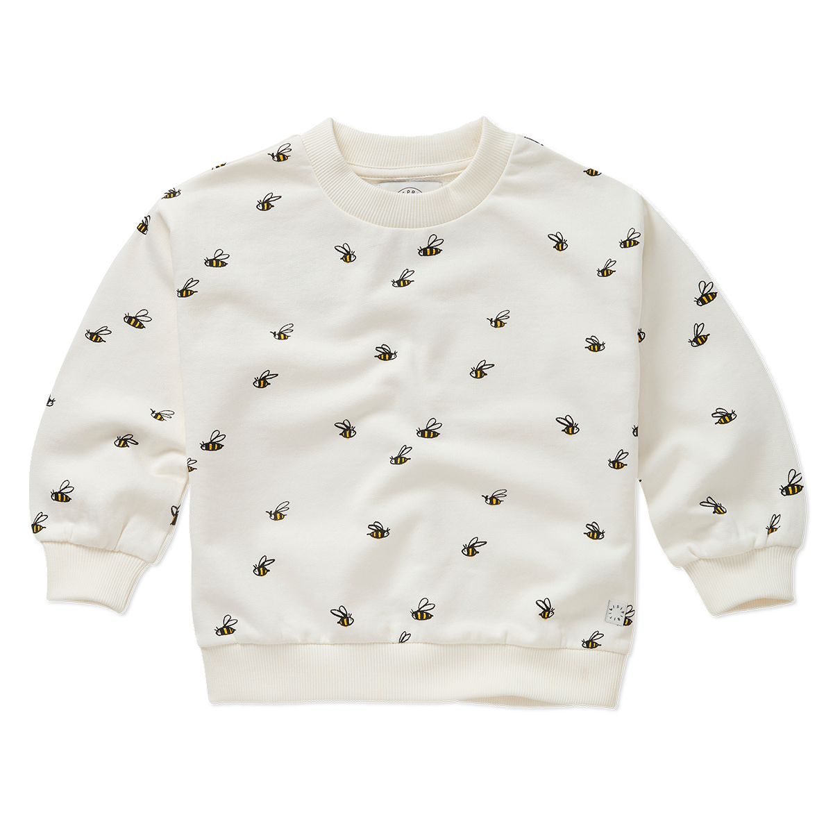 1668-SWEATSHIRT BEEZ PRINT-Off-white