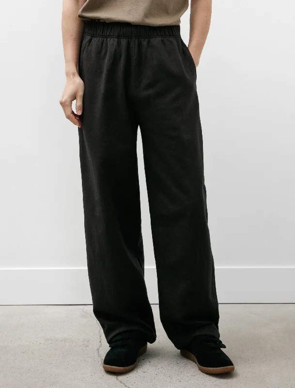 Sweatpant Felted Fleece Wooly Black