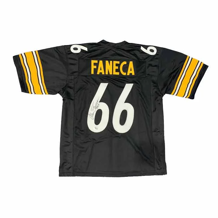 Alan Faneca Signed Custom Home Football Jersey