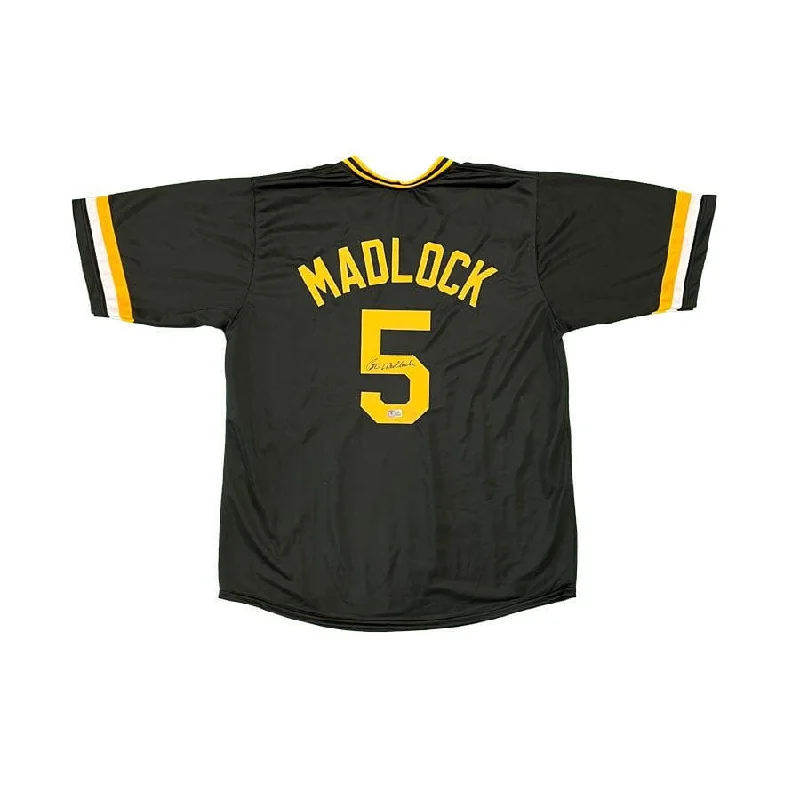 Bill Madlock Signed Custom Black Baseball Jersey