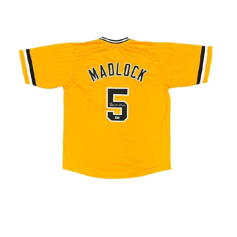 Bill Madlock Signed Custom Gold Baseball Jersey