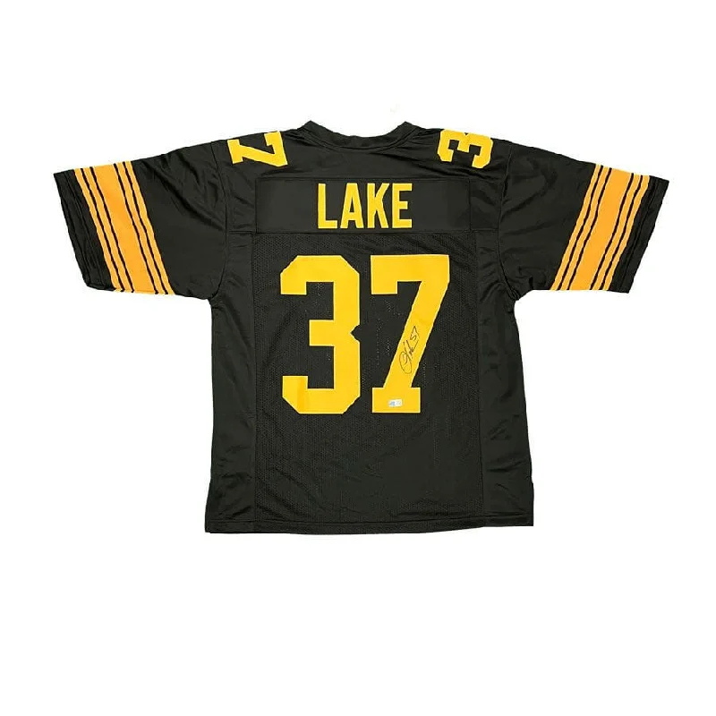 Carnell Lake Signed Custom Alternate Football Jersey