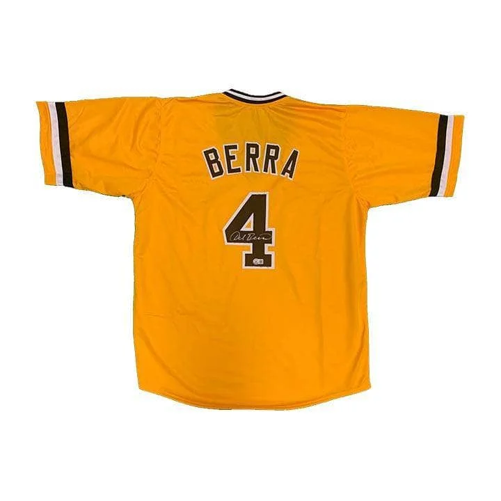 Dale Bera Signed Custom Gold Baseball Jersey