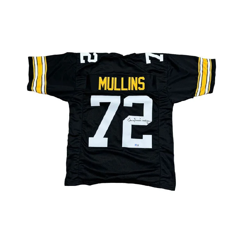 Gerry Mullins Signed Custom Black Football Jersey