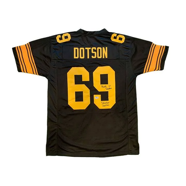 Kevin Dotson Signed Custom Alternate Jersey with Steeler Nation