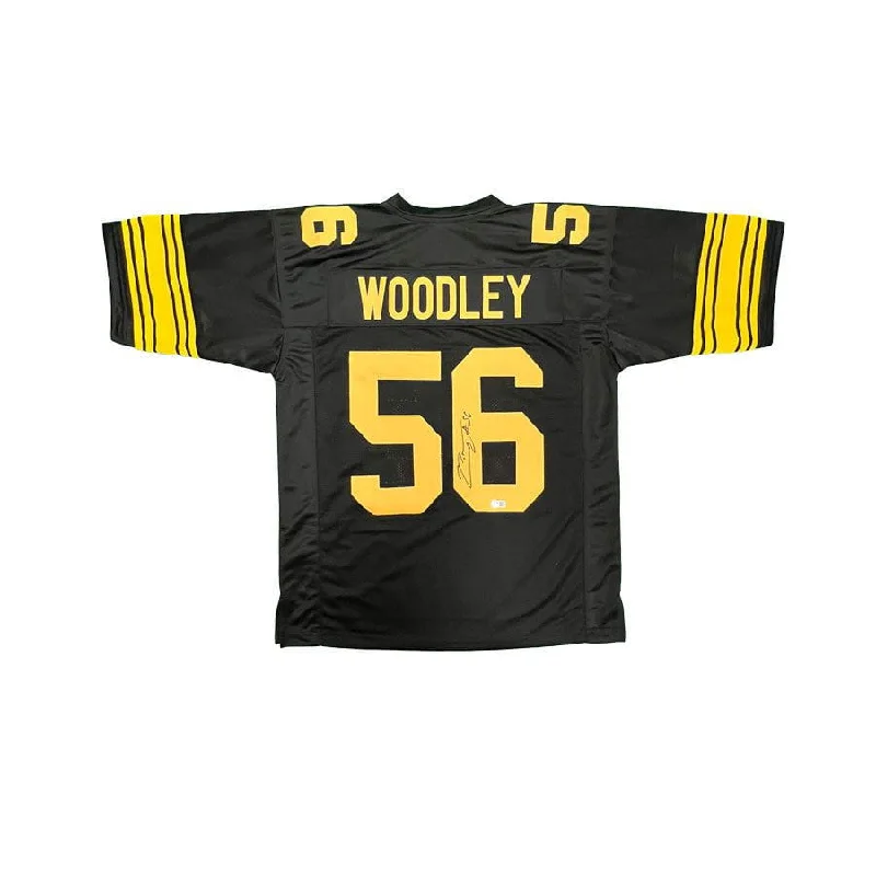 LaMarr Woodley Signed Custom Alternate Football Jersey