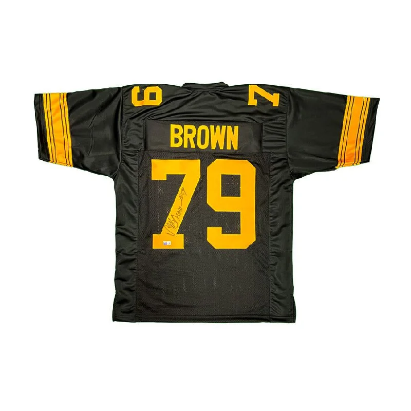 Larry Brown Signed Custom Alternate Football Jersey