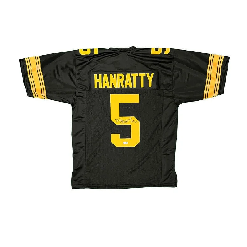 Terry Hanratty Signed Custom Alternate Football Jersey