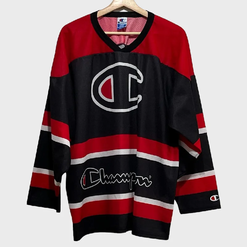 Vintage Champion Hockey Jersey L