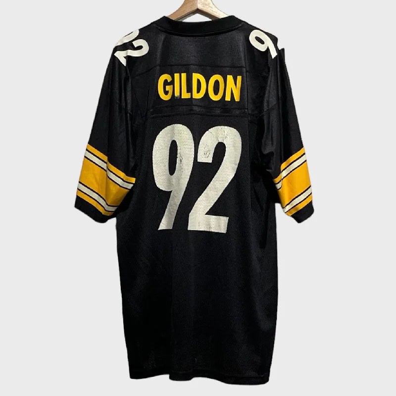 Vintage Jason Gildon Pittsburgh Steelers Jersey L