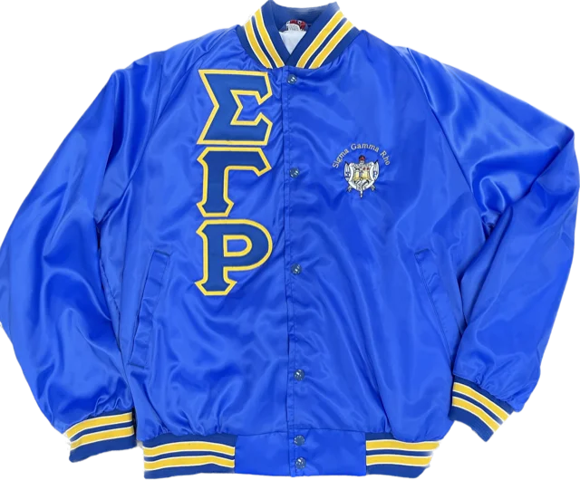 SGRho Striped Satin Jacket