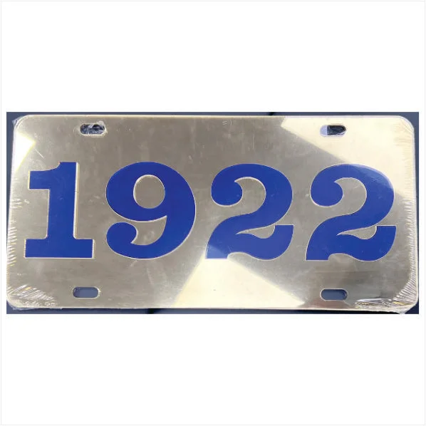 SGRho Gold Inlaid Founders Mirror Auto Tag