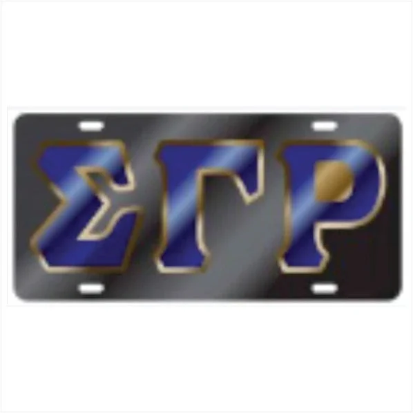 SGRho Black Outline Mirror Auto Tag