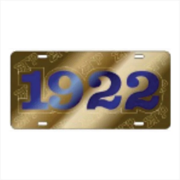 SGRho Gold Founder Back Auto Tag